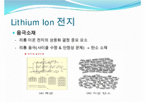 [리튬 이온 전지(Lithium ion Battery) 분석] 2차 전지 산업현황과 특징 및 리튬 이온 전지의 원리, 장단점PPT자료-16