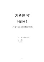 [사회복지기관분석] 서울시남부장애인종합복지관-1