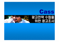 [광고조사] 카스맥주 cass광고전략 수립을 위한 광고조사-1
