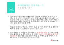 롯데백화점 인사제도조직문화현황채용관리교육기획-13