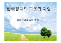 한국정치의 구조와 지형-정치균열과 갈등 중심-1