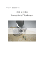 해외봉사와 해외문화의 이해-국제워크캠프-1