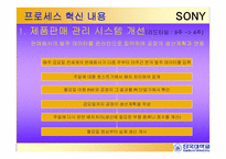 [경영정보][scm(공급사슬관리)] 소니프로세스혁신-8