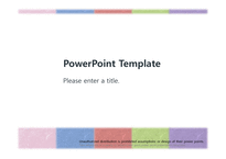 5색조합 예쁜디자인 깔끔한 심플한 화사한 발표양식 디자인테마 배경파워포인트 PowerPoint PPT 프레젠테이션-1