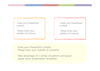 5색조합 예쁜디자인 깔끔한 심플한 화사한 발표양식 디자인테마 배경파워포인트 PowerPoint PPT 프레젠테이션-8
