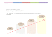 5색조합 예쁜디자인 깔끔한 심플한 화사한 발표양식 디자인테마 배경파워포인트 PowerPoint PPT 프레젠테이션-11