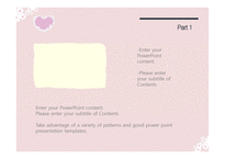 꽃 하트 사랑 따뜻한 예쁜 심플한 보라색하트 배경파워포인트 PowerPoint PPT 프레젠테이션-15