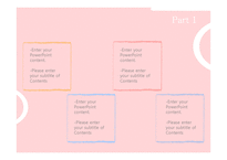 분홍색 동그라미패턴 예쁜 심플한 귀여운발표 배경파워포인트 PowerPoint PPT 프레젠테이션-17