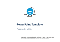 비행기 아이콘 항공 여행 공항 해외여행 배경파워포인트 PowerPoint PPT 프레젠테이션-1