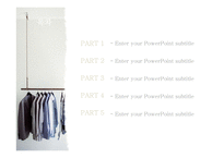 옷걸이 행거 패션 옷 의류 유통 인터넷쇼핑 홈쇼핑 배경파워포인트 PowerPoint PPT 프레젠테이션-3