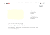 유튜브  YouTube 동영상 UCC기획제작 필름 영상 재생 유투브 배경파워포인트 PowerPoint PPT 프레젠테이션-15