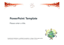크리스마스이브 겨울 트리 성탄절 연말 Christmas 장식 배경파워포인트 PowerPoint PPT 프레젠테이션-1
