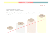 파스텔 노랑빨강파랑 하트 사랑 이쁜 심플한디자인 예쁜 배경파워포인트 PowerPoint PPT 프레젠테이션-10