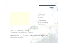 흰색 라일락 꽃 꽃다발 봄날 4월 화사한 배경파워포인트 PowerPoint PPT 프레젠테이션-15