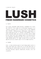 LUSH 러쉬 성공요인과 SWOT분석및 LUSH 러쉬 마케팅전략 사례분석-3