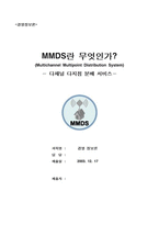 [경영정보론] MMDS－ 다채널 다지점 분배 서비스-1