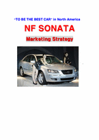 [마케팅전략] NF소나타의 북미시장진출전략-1