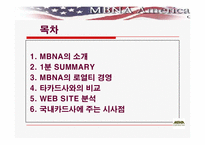 [경영정보] MBNA의 로열티경영-2