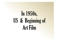 예체능 In 1950s US Beginning of Art Film-1