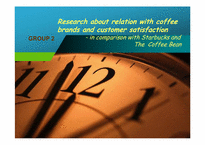 [통계학] 고객만족과 커피브랜드의 관계조사 -커피빈과 스타벅스-1