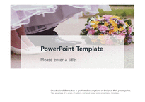 결혼식웨딩 테마  배경파워포인트 PowerPoint PPT 프레젠테이션-1