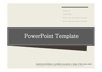 기본적인 발표 심플한 라벨 깔끔한  예쁜 배경파워포인트 PowerPoint PPT 프레젠테이션-1