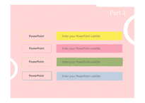 분홍색 동그라미패턴 예쁜 심플한 귀여운발표 배경파워포인트 PowerPoint PPT 프레젠테이션-20