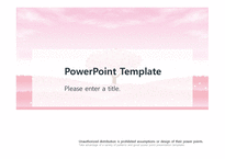 분홍색 벚꽃나무 배경파워포인트 PowerPoint PPT 프레젠테이션-1