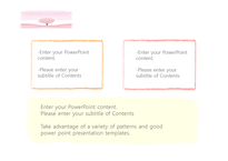 분홍색 벚꽃나무 배경파워포인트 PowerPoint PPT 프레젠테이션-8