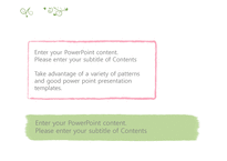 예쁜 초록색 패턴디자인 배경파워포인트 PowerPoint PPT 프레젠테이션-17