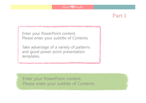 파스텔 노랑빨강파랑 하트 사랑 이쁜 심플한디자인 예쁜 배경파워포인트 PowerPoint PPT 프레젠테이션-16