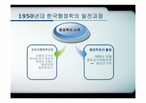 한국행 정학의 발달과정-3