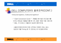 [국제물류관리] DELL(델컴퓨터)의 물류전략-11