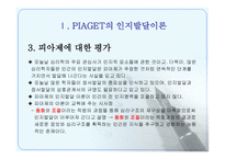 피아제 PIAGET의 인지발달이론 PIAGET&FOWLER-7