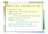 [국제마케팅](주)세정 중국진출 전략- 의류업체-18