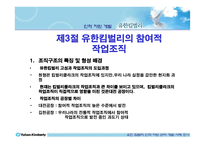 [인적자원관리] 유한킴벌리 인적자원관리-8