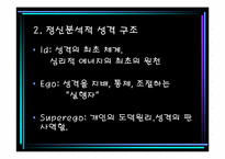 [상담심리학] 정신분석적 접근-9