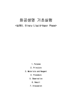 [화학공학실험] 기액평형-1