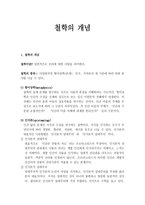 철학의 개념 보고서-1