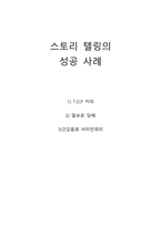 스토리텔링과 문화콘텐츠 스토리텔링의 성공사례 TOP커피 말보로 담배 건강음료 비타민워터-1