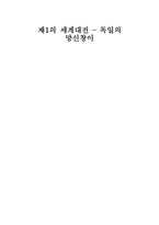 제1의 세계대전 독일의 만신창이-1