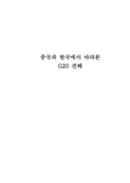 중국 과한 국에서 바라본 G20견해-1