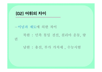 남북한 언어의 차이 보고서-13
