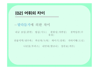 남북한 언어의 차이 보고서-16