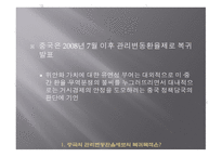 중국 환율제도의 변화와 영향-4
