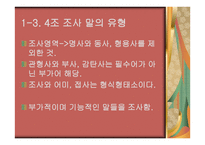 신조어의 유형 감탄사 부사관 형사 어미 및 조사-7