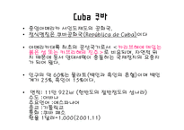 쿠바에 대하여 레포트-5