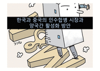 한국과 중국의 인수합병과 시장과 양국 간 활성화 방안-1