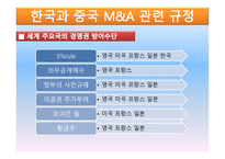 한국과 중국의 인수합병과 시장과 양국 간 활성화 방안-7