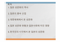 일본의 성문화 레포트-2